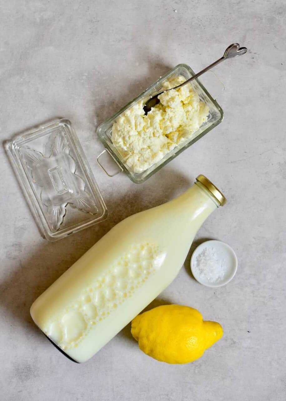 Make Ricotta Cheese At Home [easy recipe 3 ingredients] - The Pantry Mama