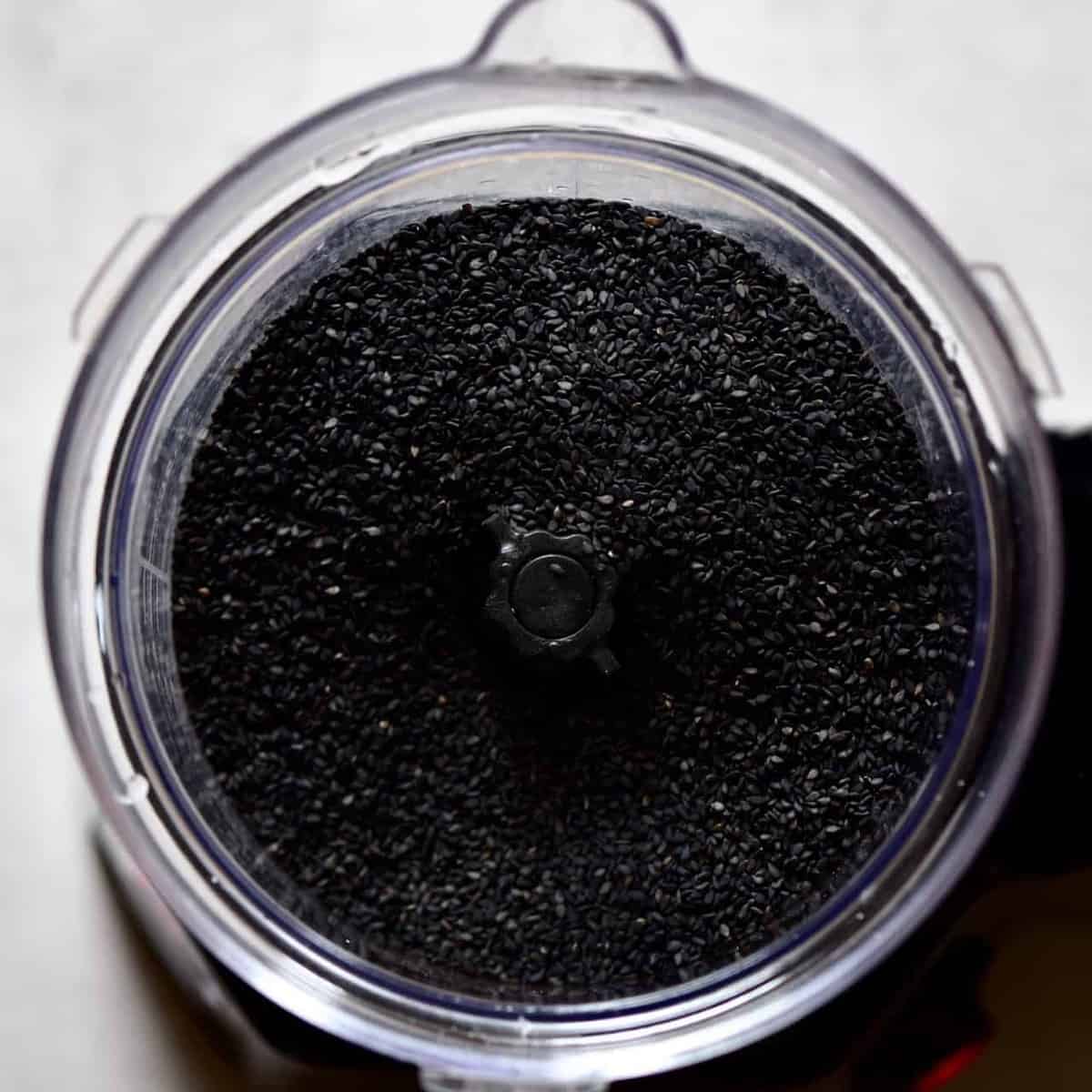 Two Ingredient Simple two-ingredient Black Sesame Paste - Alphafoodie