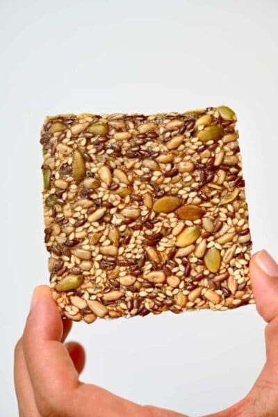 The Best Seed Cracker Recipe (GF, Vegan, Keto) - Alphafoodie