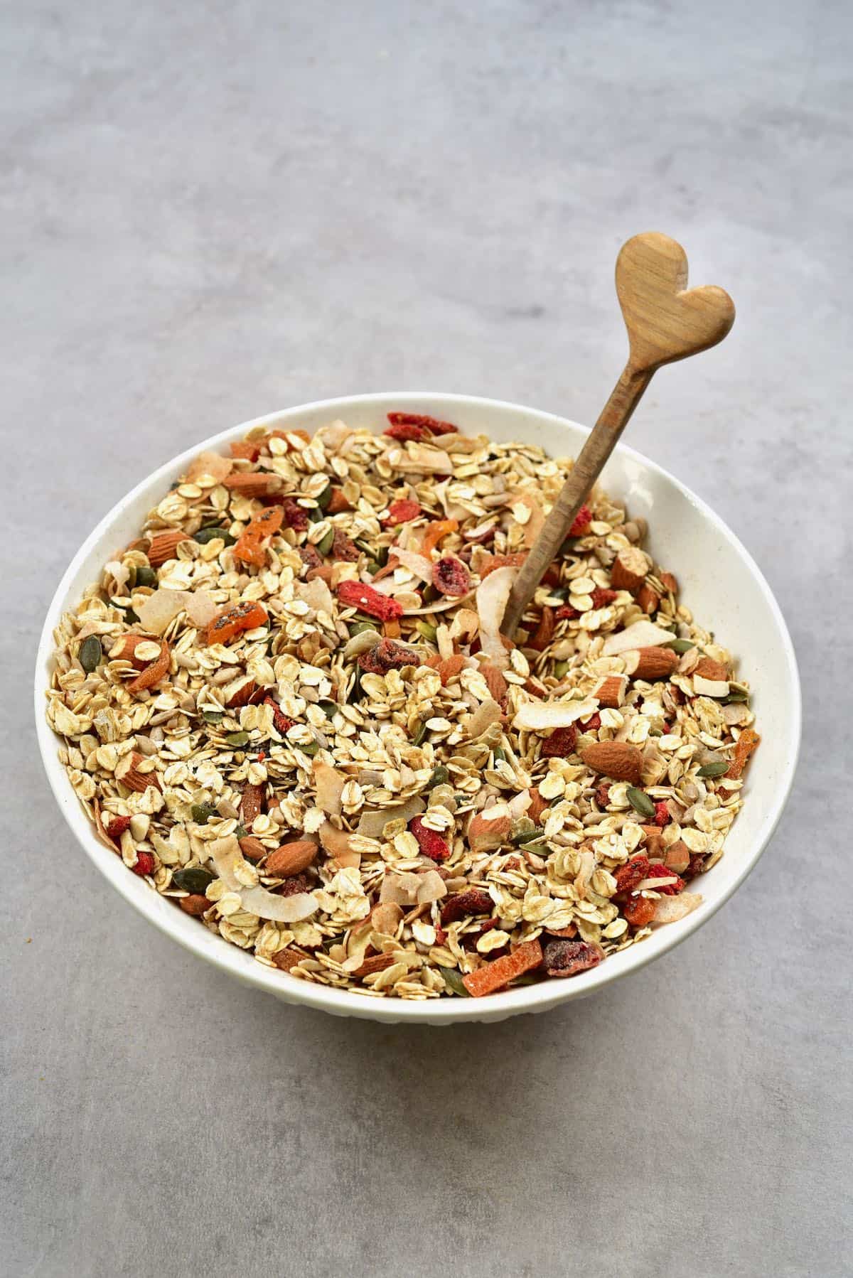 Healthy Muesli Recipe (Vegan Protein Breakfast) Alphafoodie