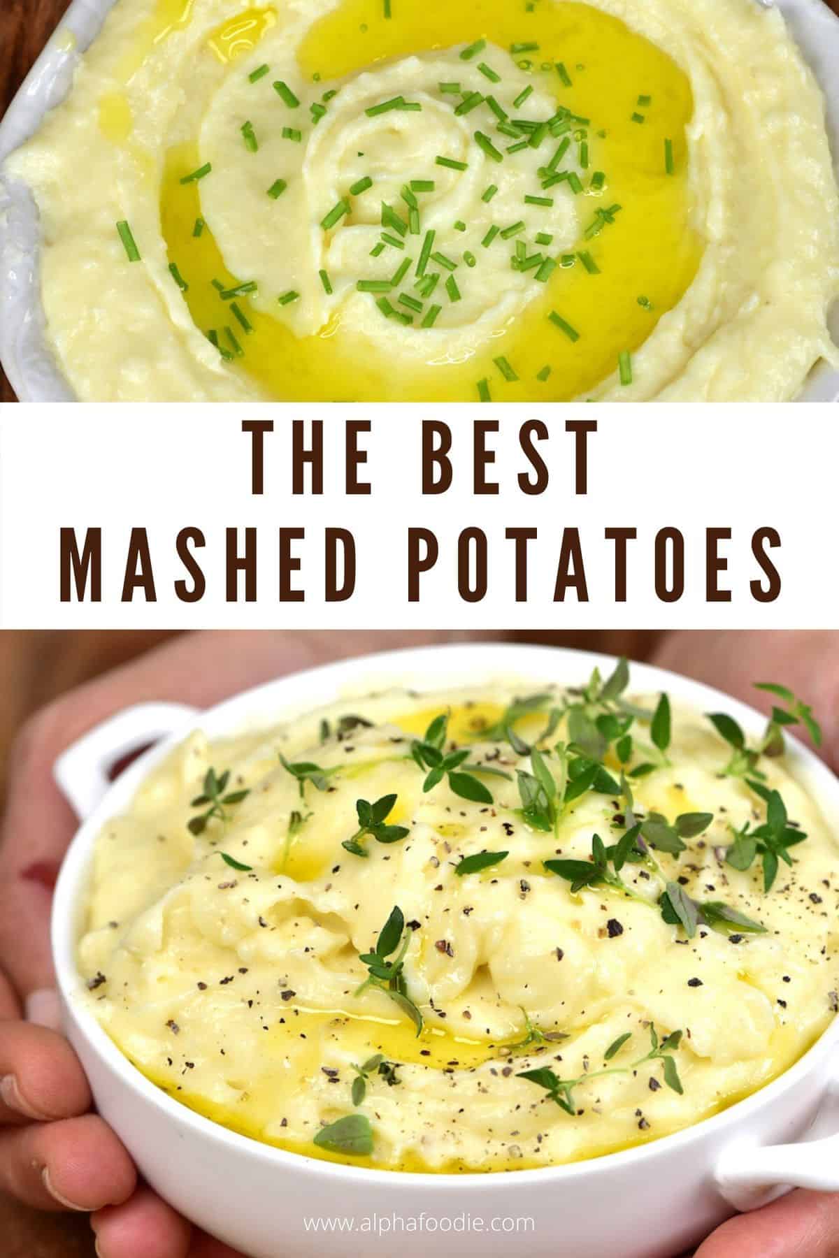 Creamy Mashed Potatoes - Alphafoodie