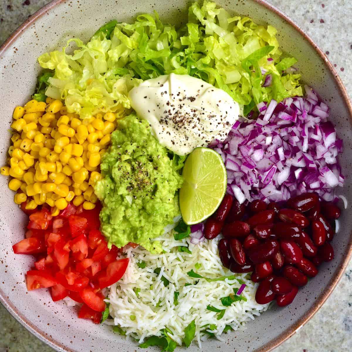 Mexican-Inspired Rice Bowl Recipe, Vegetarian Recipes