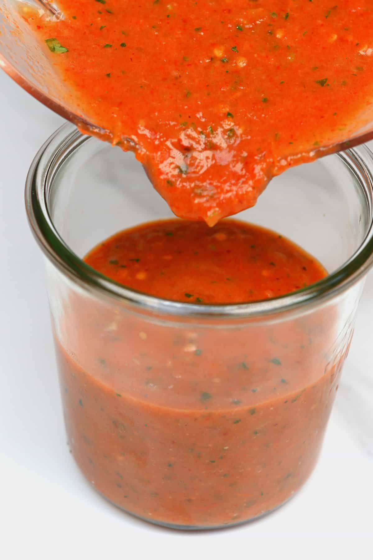 How to make Fresh Salsa Roja - Raw Red Salsa (Easy)