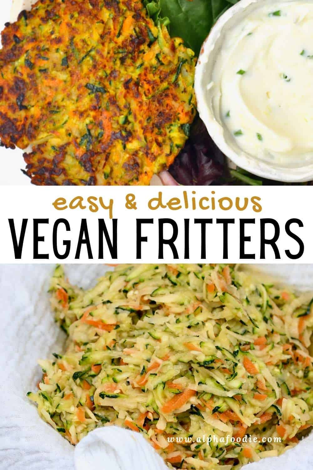 Crispy Vegetable Fritters (Gluten-Free, Vegan) - Alphafoodie