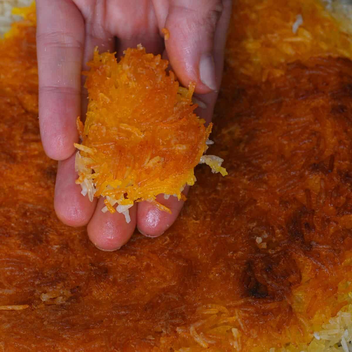 Tahdig (Persian Crunchy Rice) Recipe