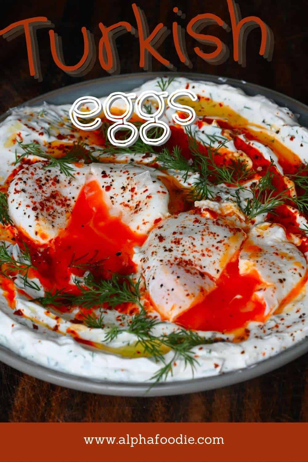 Çilbir (Turkish Poached Eggs with Garlic Yogurt) - Alphafoodie