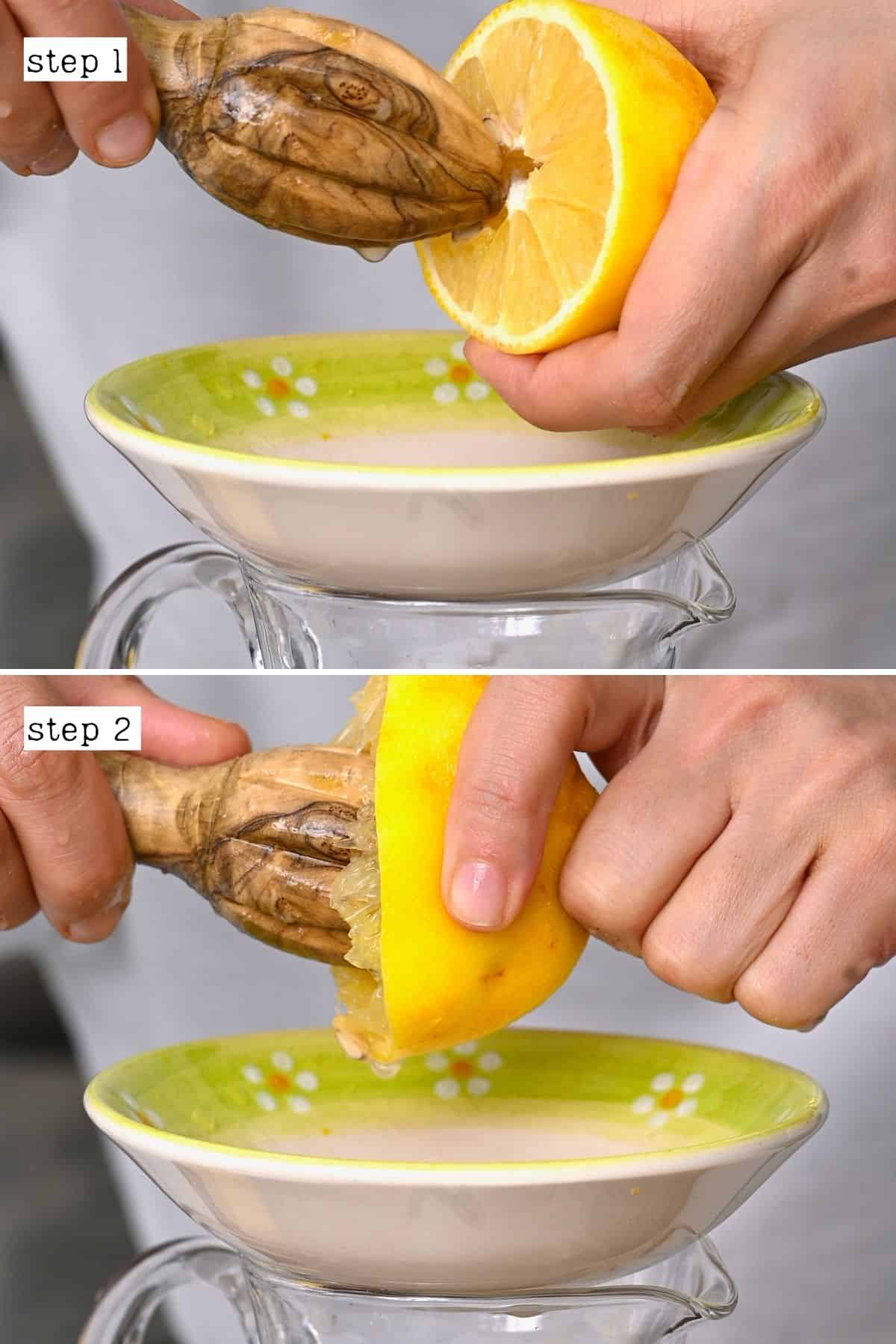 squeeze lemon juice