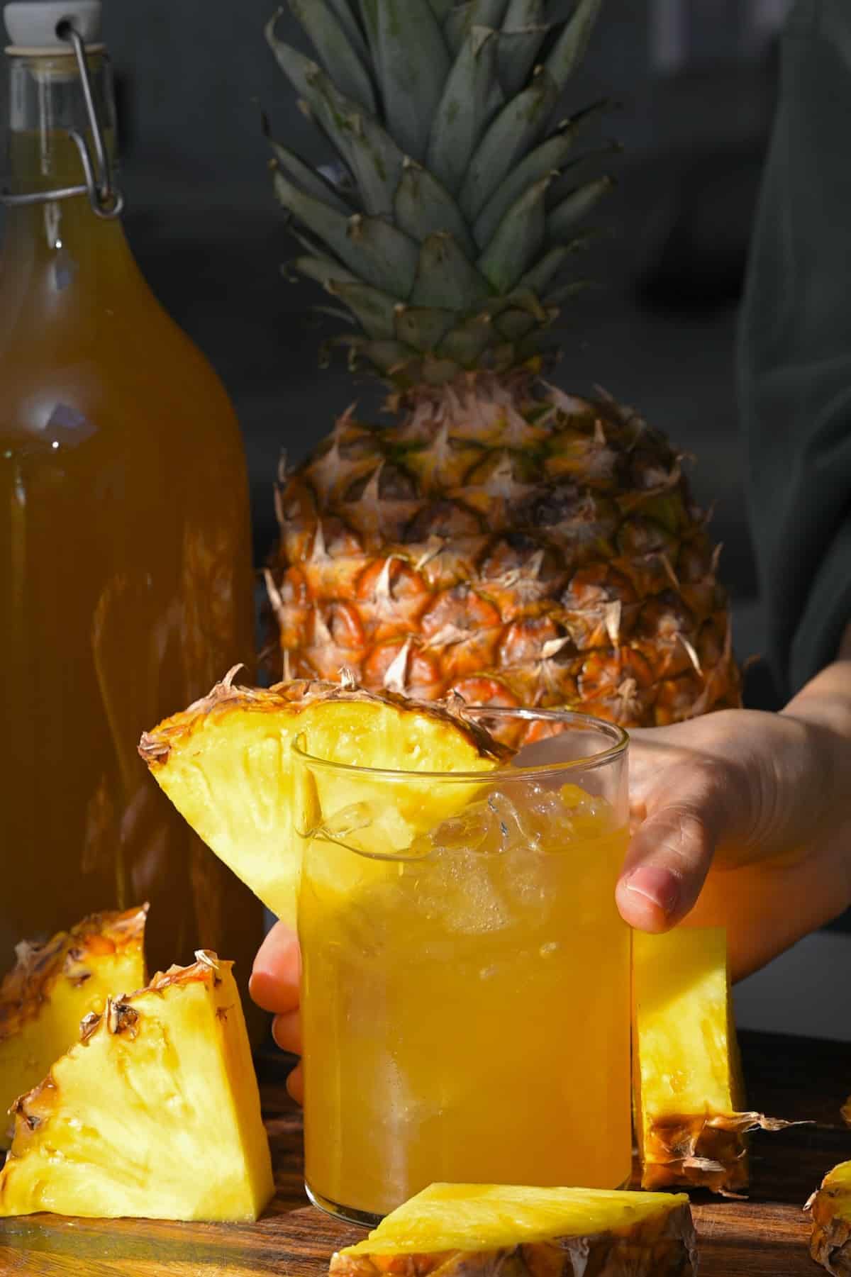Tepache De Piña (Mexican Fermented Pineapple Drink) - Alphafoodie