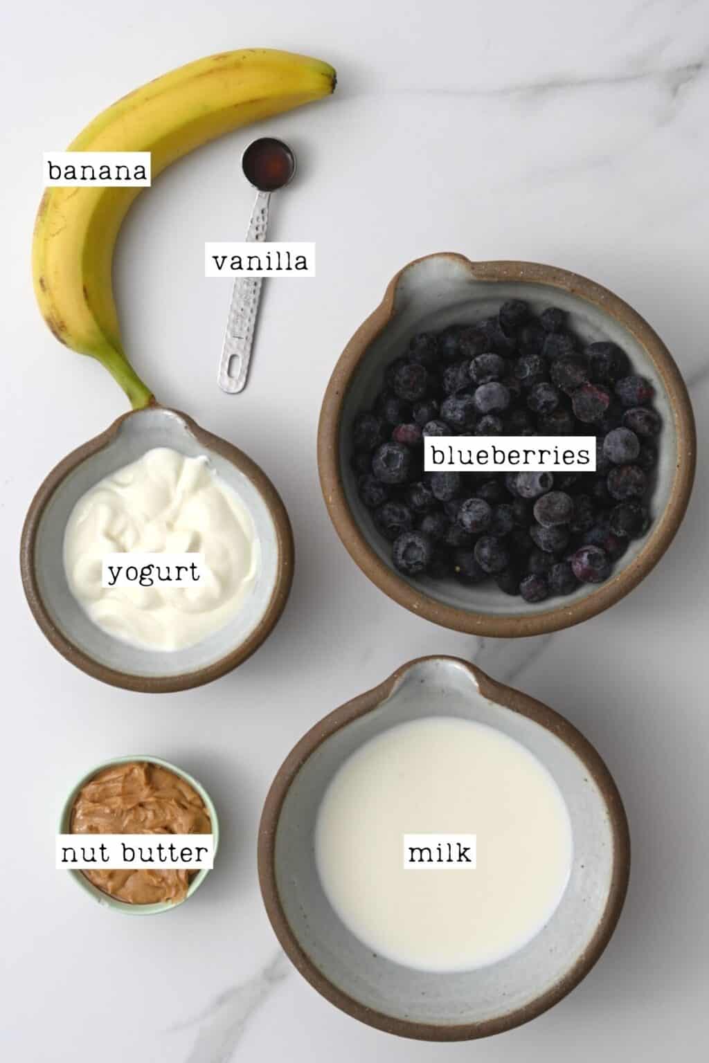 Vegan The Best Blueberry Smoothie - Alphafoodie