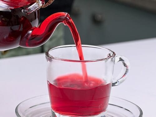 Cherry Hibiscus Sun Tea Recipe - Mama Likes To Cook