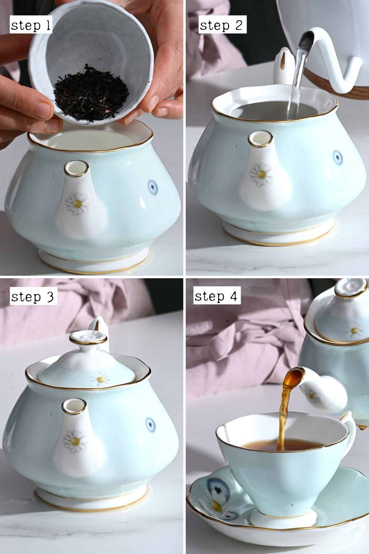 How to make Tea, Cup of Tea, Teapot