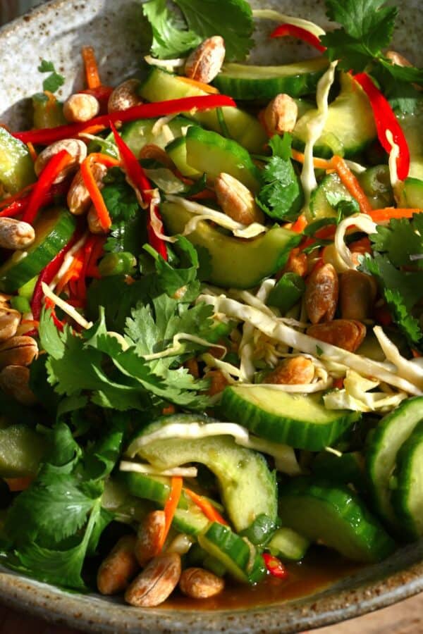 Thai Cucumber Salad - Alphafoodie