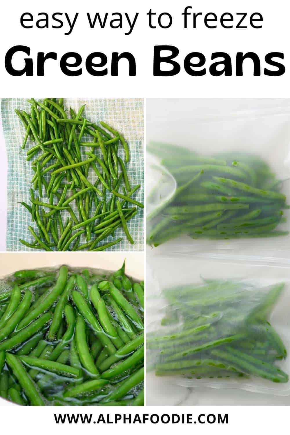 How to Freeze Green Beans - The Complete Guide - Alphafoodie