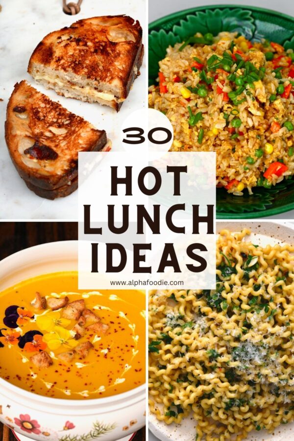 30 Hot Lunch Ideas (Fast, Meal Prep, Easy Recipes) - Alphafoodie