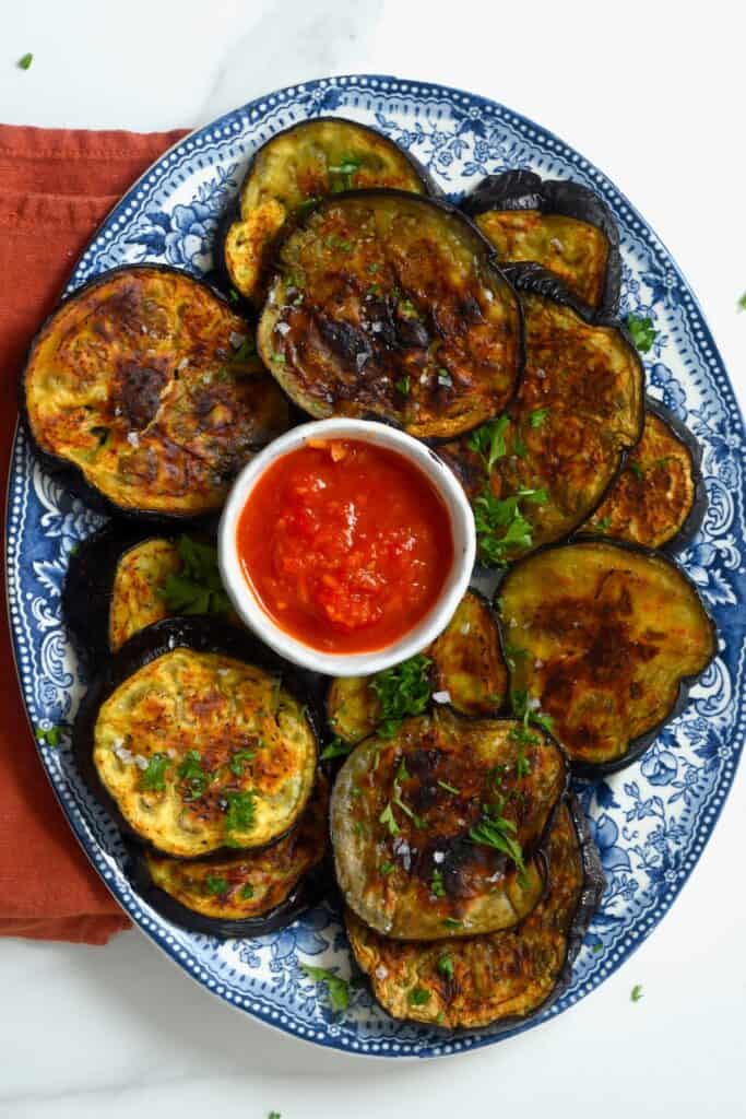 Perfect Oven Roasted Eggplant Slices - Alphafoodie