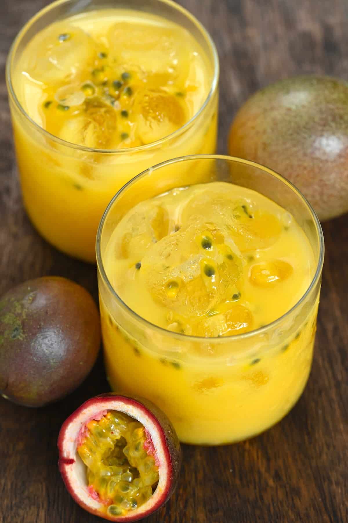How To Make Homemade Passion Fruit Juice Recipe + Video
