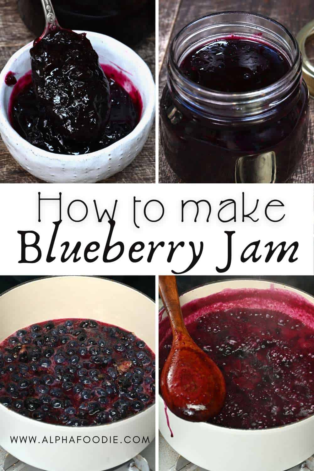 Homemade Blueberry Jam - Alphafoodie
