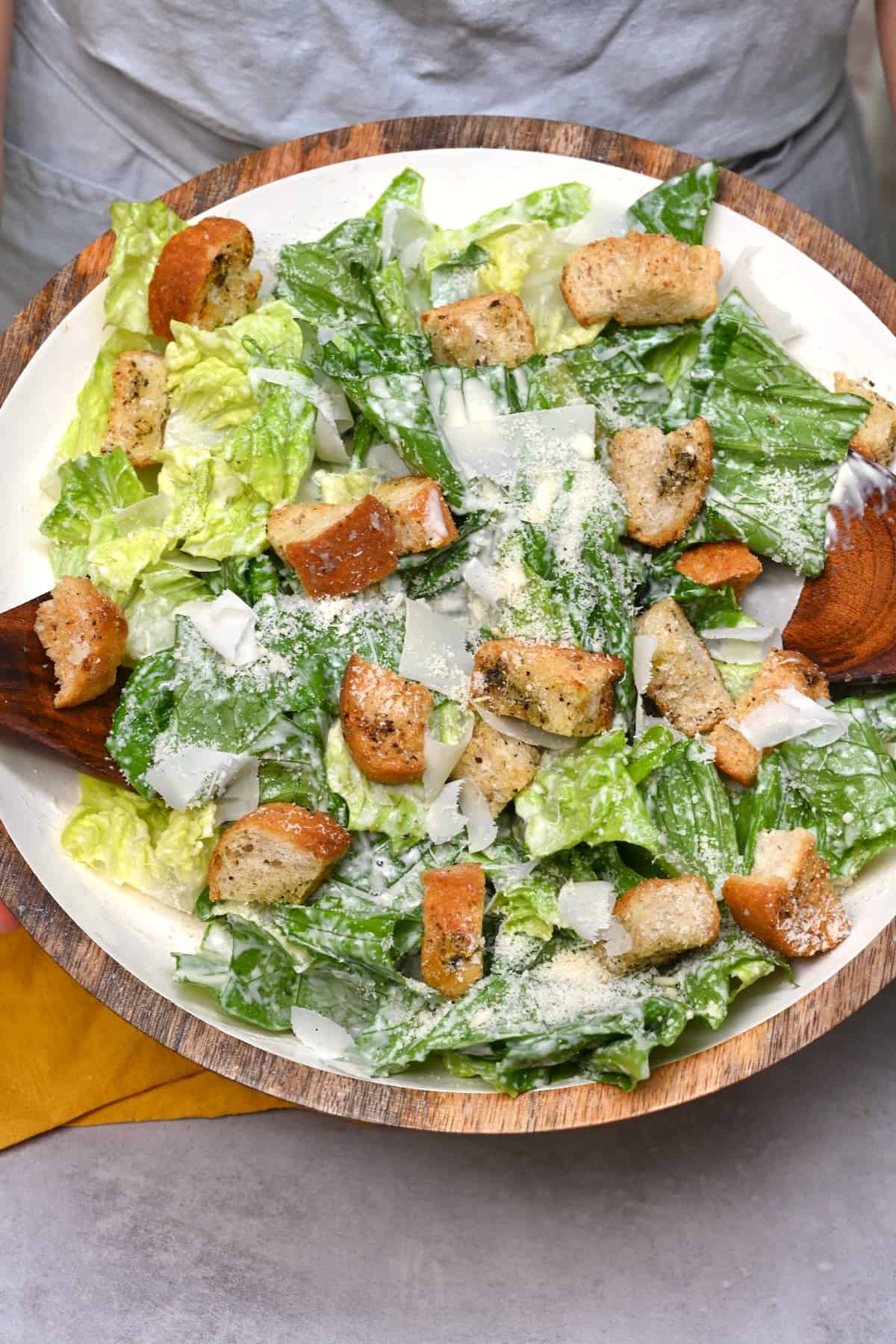 Whole-30 Caesar Salad Dressing (2 ways)