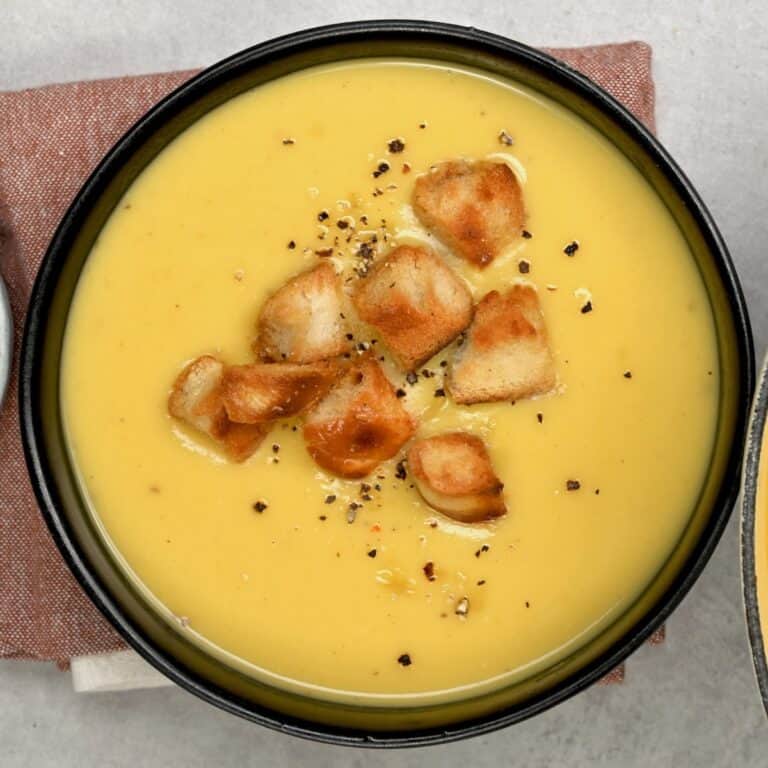 Creamy Parsnip Soup Recipe - Alphafoodie