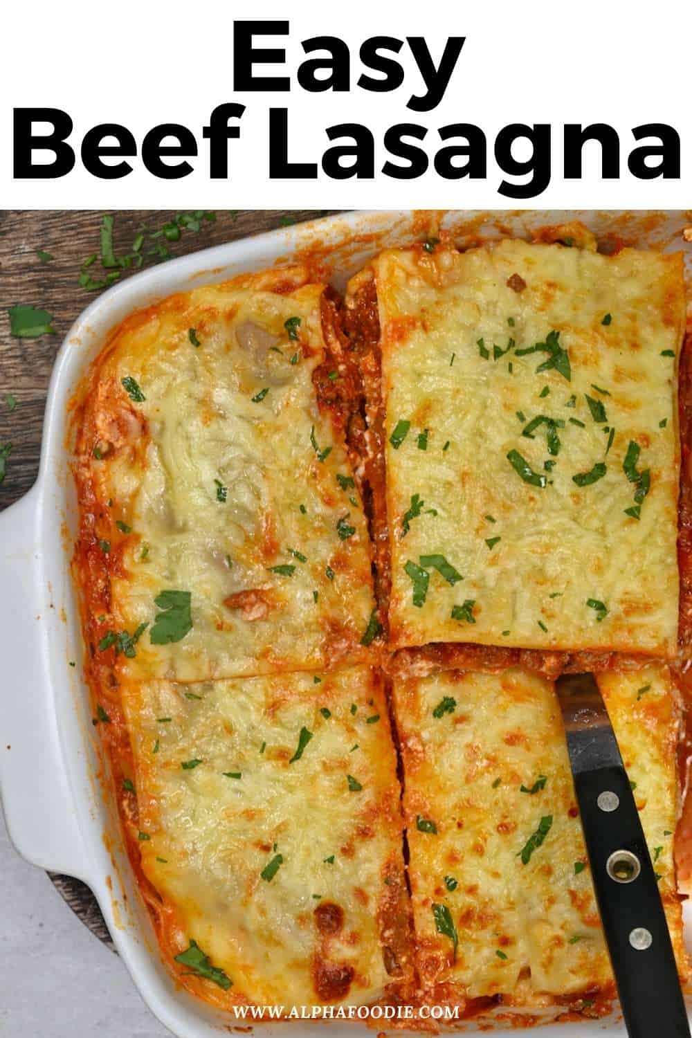 The Best Lasagna Recipe - Alphafoodie